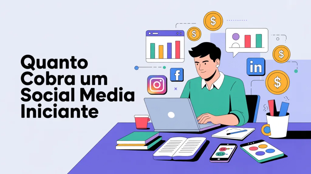 quanto cobra um social media iniciante